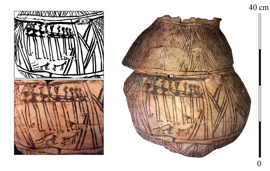 Misterul vasului atribuit culturii Cucuteni. Vechi de peste 6000 ani, înfățișează „Dansul Ielelor” - Foto: Muzeul Național de Istorie al Moldovei