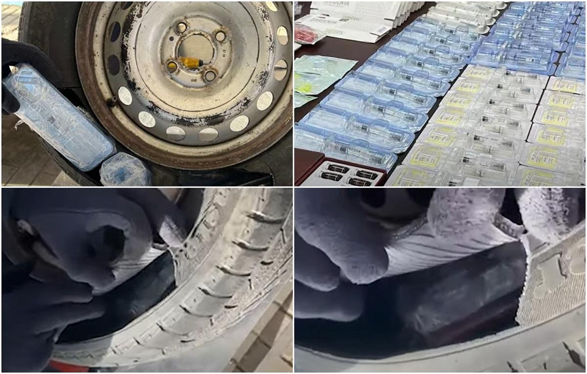 Ce a ascuns o femeie în roata unei mașini. A fost oprită la vamă și controlată. A fost reținută - Foto: Serviciu vamal / imagine cu caracter ilustrativ