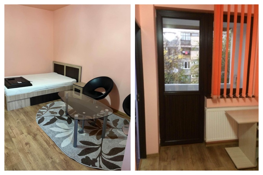 O clujeancă cere 80.000 € pentru o garsonieră minusculă. Locuința e la marginea orașului - Foto: Colaj/ știridecluj.ro