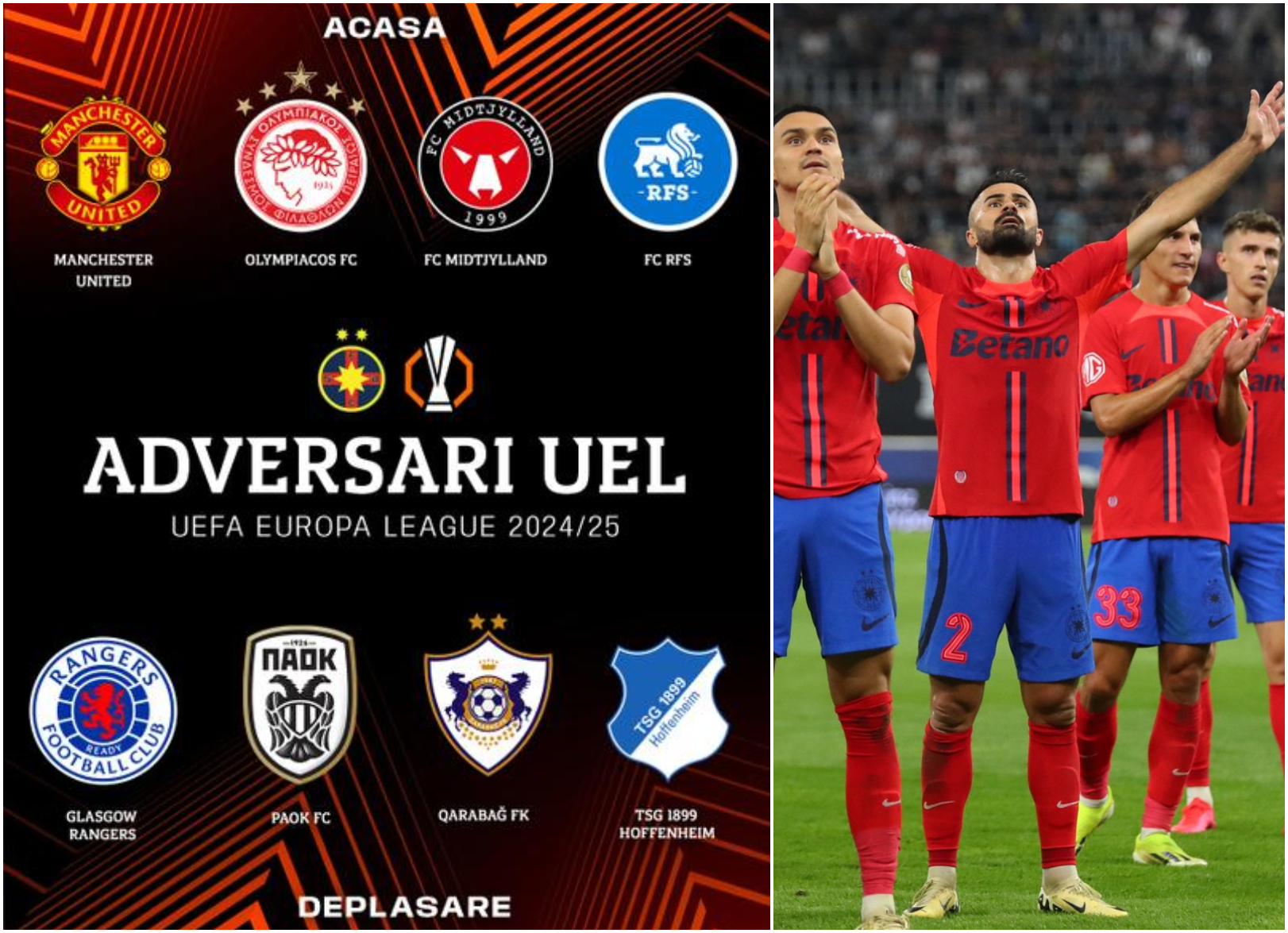 Cât costă să vezi 4 meciuri FCSB din Europa League. Gigi Becali a decis, FCSB va face milioane de € - FOTO: Profimedia/Facebook(imagine cu rol ilustrativ)