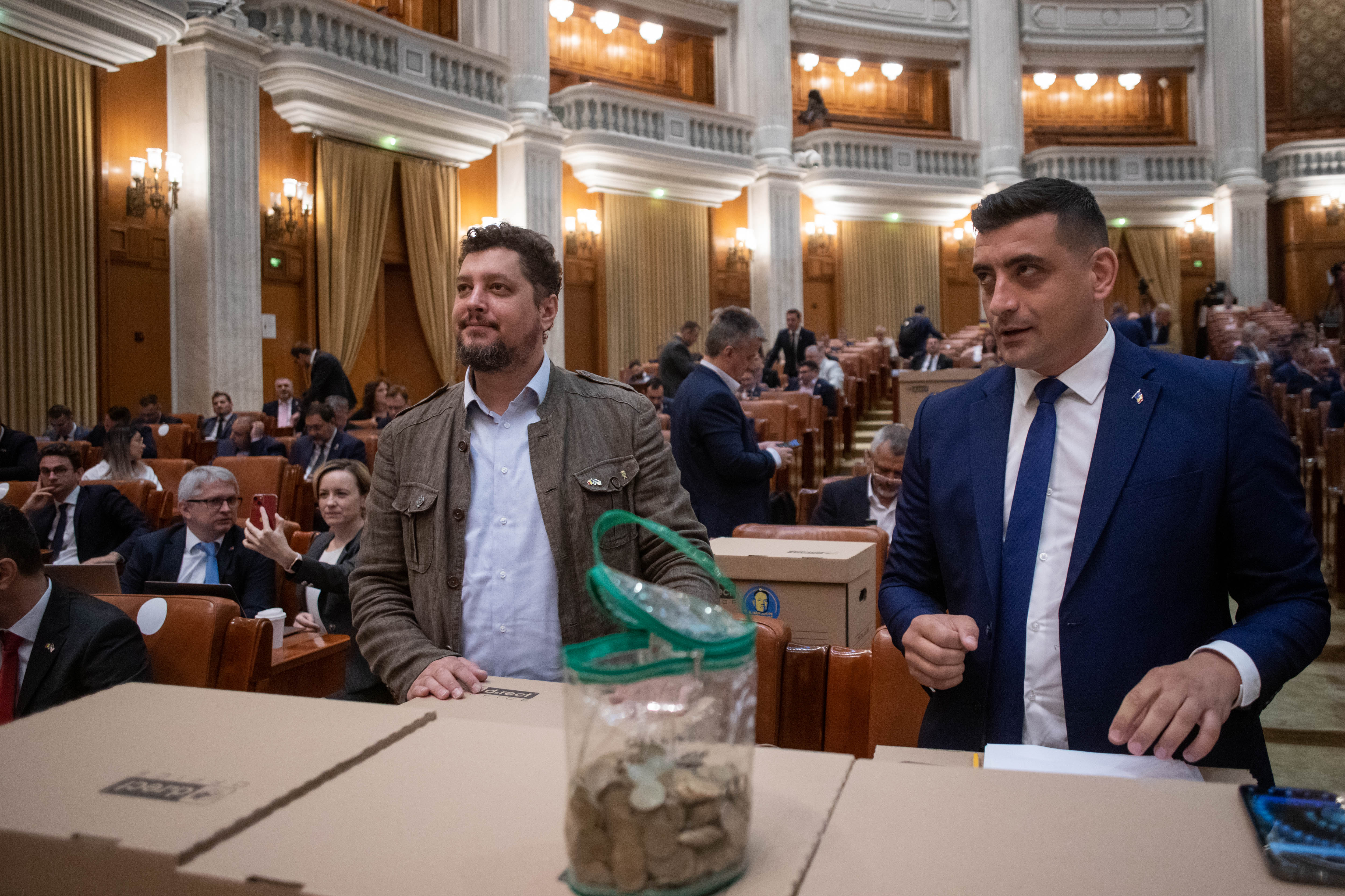 Claudiu Tîrziu dă vina pe George Simion pentru rezultatele slabe de la alegeri: Nu suntem mulțumiți - Foto: INQUAM PHOTOS / Iloana Andrei