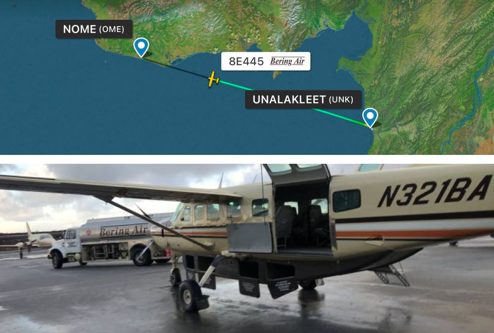 Un avion de pasageri care transporta 10 persoane a dispărut subit în aer în Alaska - FOTO: X - Captura foto
