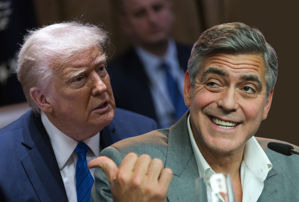 Trump îl pune la zid pe George Clooney pentru că luat apărarea presei: „Un star ratat second-hand” - Foto: Profimedia images