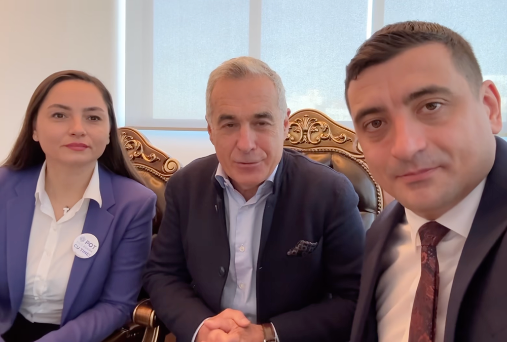 Călin Georgescu pune la cale "planul B" cu George Simion și cu șefa POT: "Mergem până la capăt" - Foto: Facebook/George Simion - Captură foto