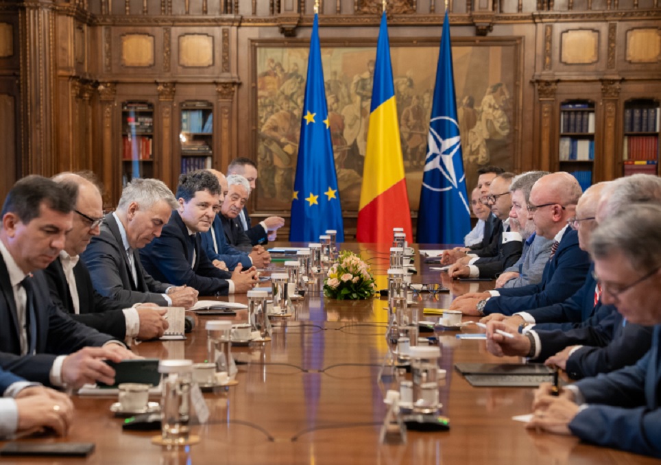 Președintele Nicușor Dan, întâlnire cu sindicatele- Foto: Administrația prezidențială