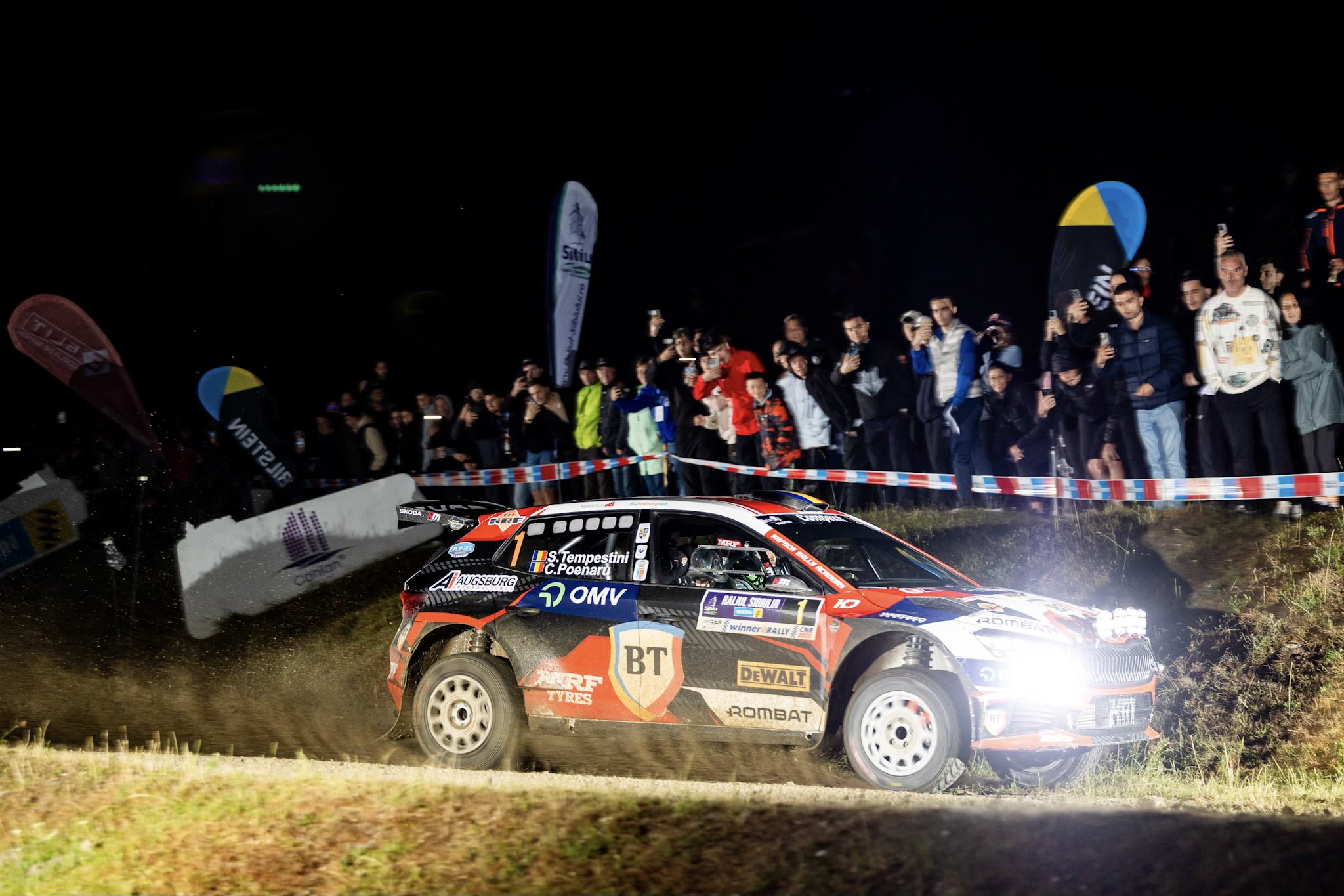 Campionul Simone Tempestini a câștigat „en fanfare” Raliul Sibiului. Avans de aproape 3 minute - Foto: Facebook / Raliul Sibiului