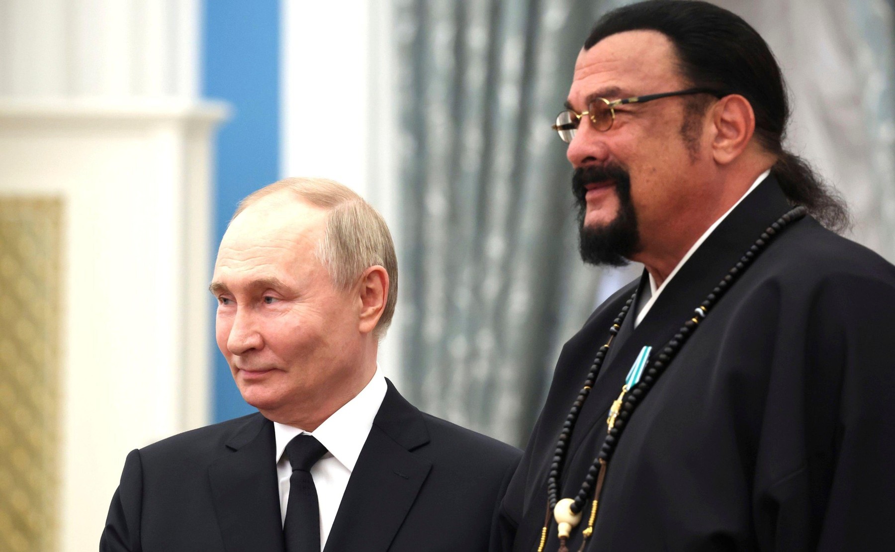 Putin și Steven Seagal - Foto: Profimedia Images