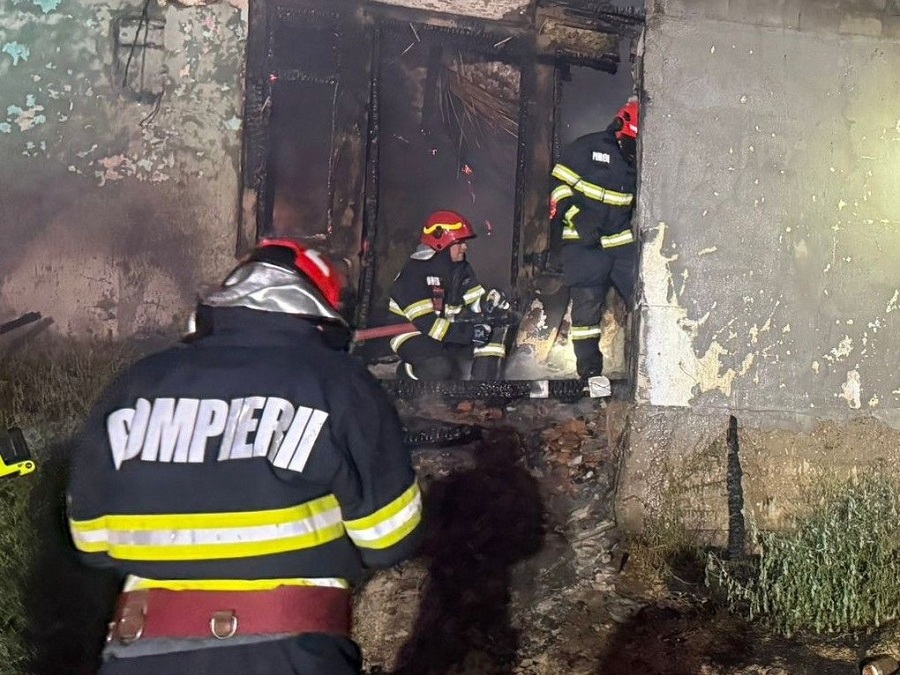 Un bărbat a murit de la o țigară aprinsă - Foto: ISU Ialomița