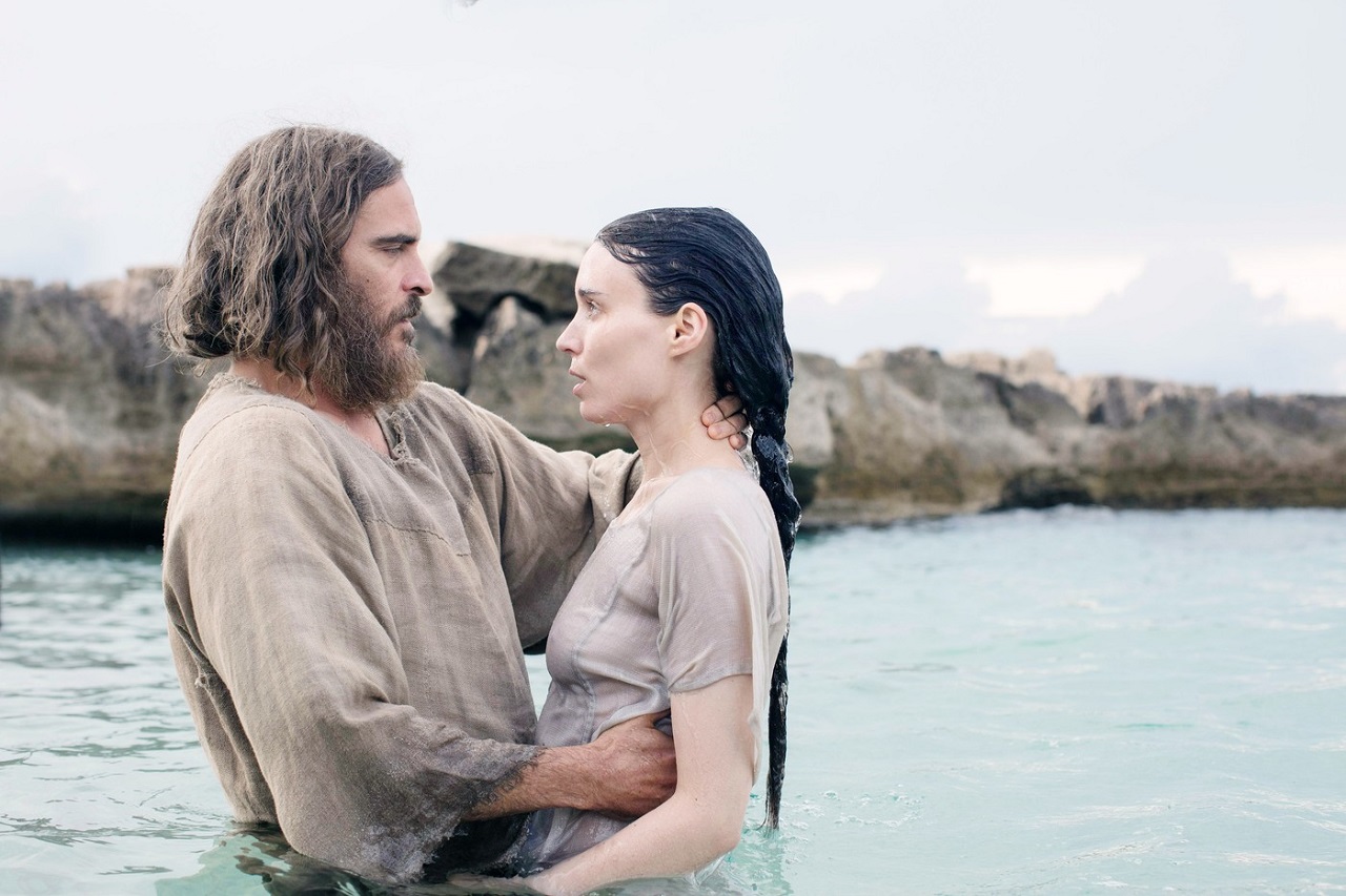 Joaquin Phoenix și Rooney Mara, în filmul „Maria Magdalena” din 2018 - Foto: Profimedia Images